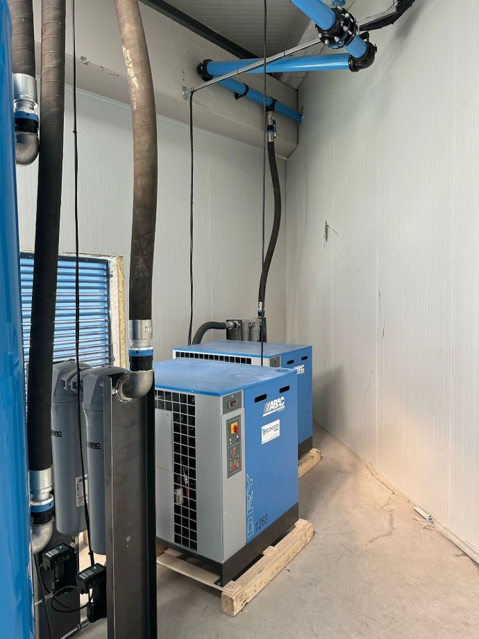 Filtración y secador para tratamiento de aire comprimido
